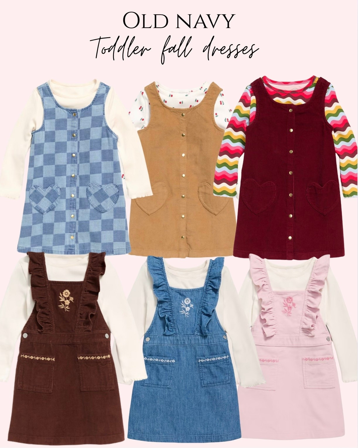 Old navy toddler fall dresses 

#LTKFamily #LTKKids #LTKBaby