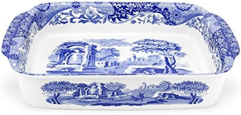 Spode Blue Italian Rectangle Handled Dish Large | Amazon (US)
