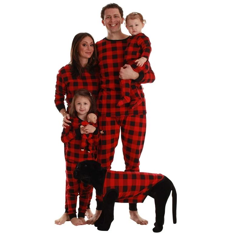 #followme Matching Christmas Pajamas for Family or Couples (Buffalo Plaid, Kids 10-12) | Walmart (US)