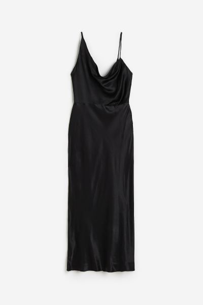 Asymmetric satin dress | H&M (UK, MY, IN, SG, PH, TW, HK)