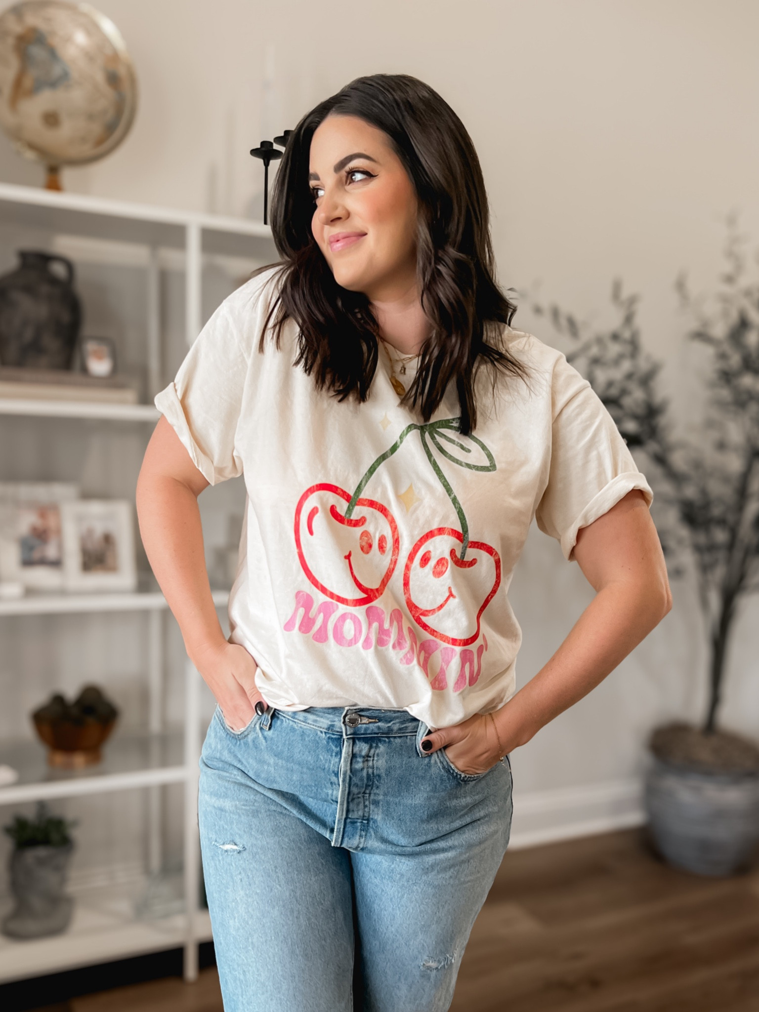 Mom style postpartum consists of mama shirts! 

#LTKfindsunder50 #LTKfamily #LTKbump