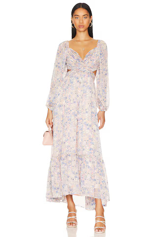 ASTR the Label Kammy Dress in Blue Pink Multi from Revolve.com | Revolve Clothing (Global)