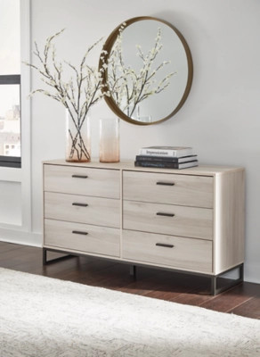 Socalle 6 Drawer 59" Dresser | Ashley Homestore