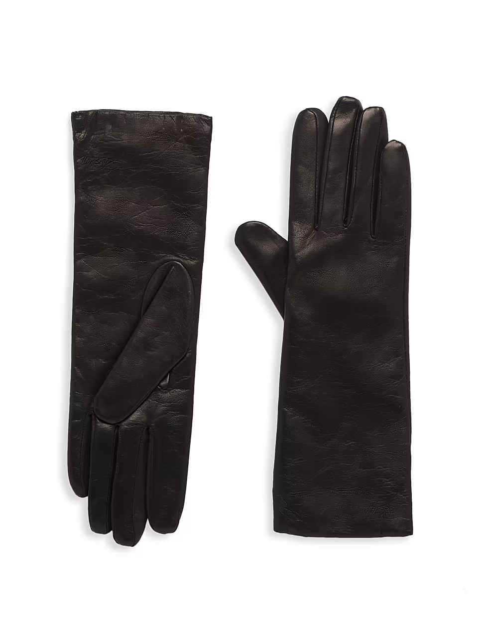 COLLECTION Cashmere-Lined Leather Gloves | Saks Fifth Avenue
