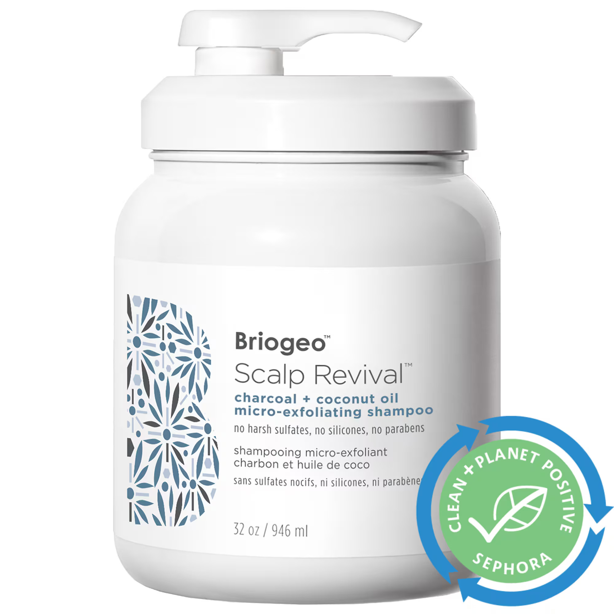 Briogeo Scalp Revival Charcoal + Coconut Oil Micro-exfoliating Scalp Scrub Shampoo 32 oz/ 936 mL | Sephora (US)