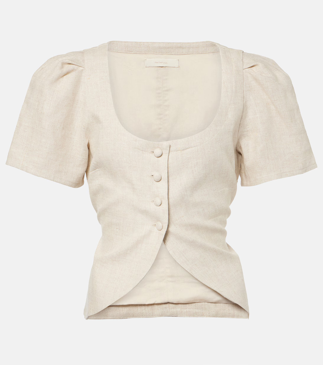 Emma linen top | Mytheresa (INTL)