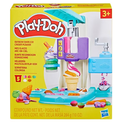 Play-Doh Rainbow Swirl Ice Cream Playset | Target