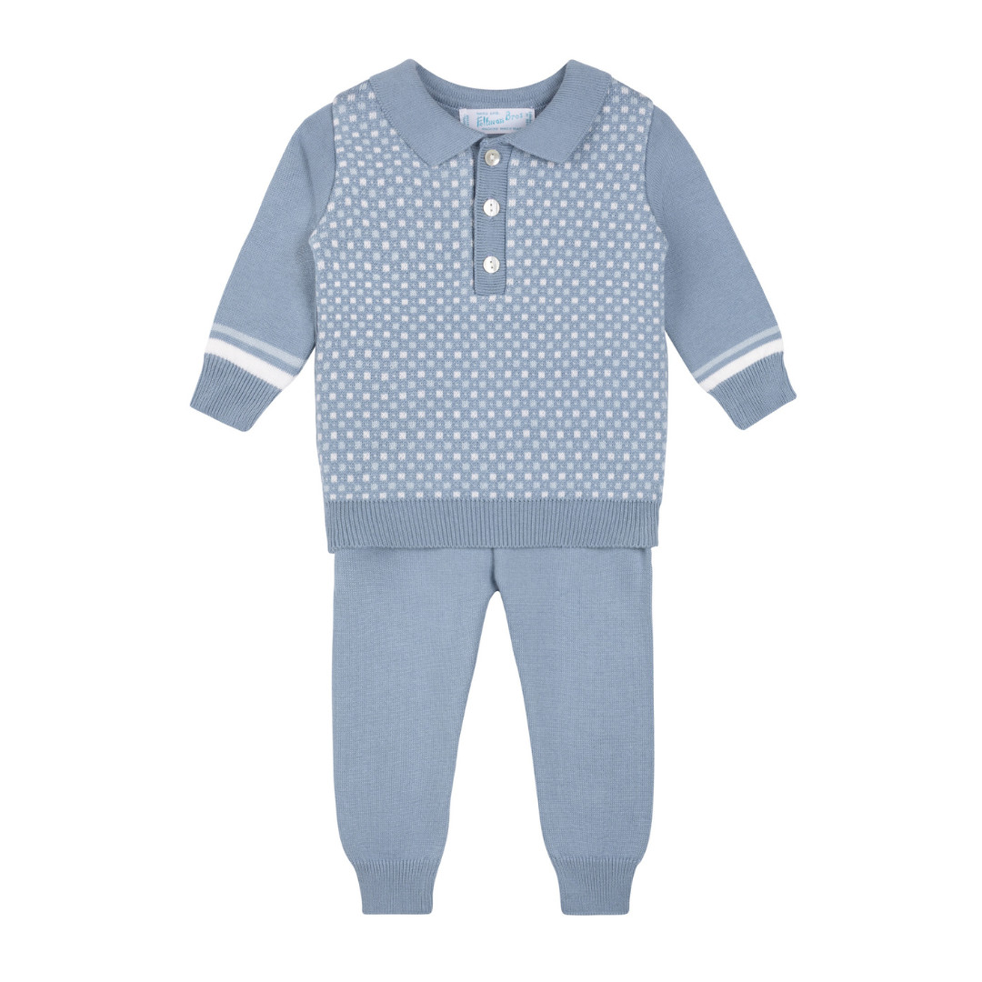 Boys Geo Knit Polo Set | Feltman Brothers