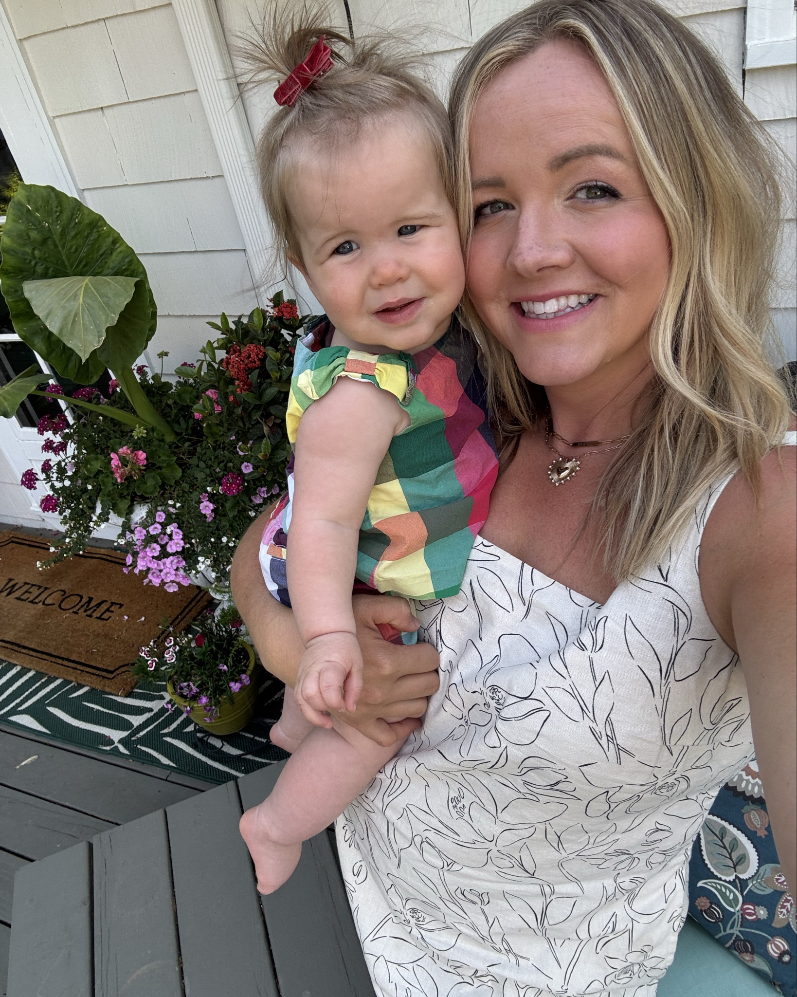 I love this simple dress! So comfortable and flattering. However, not breastfeeding friendly- so beware.