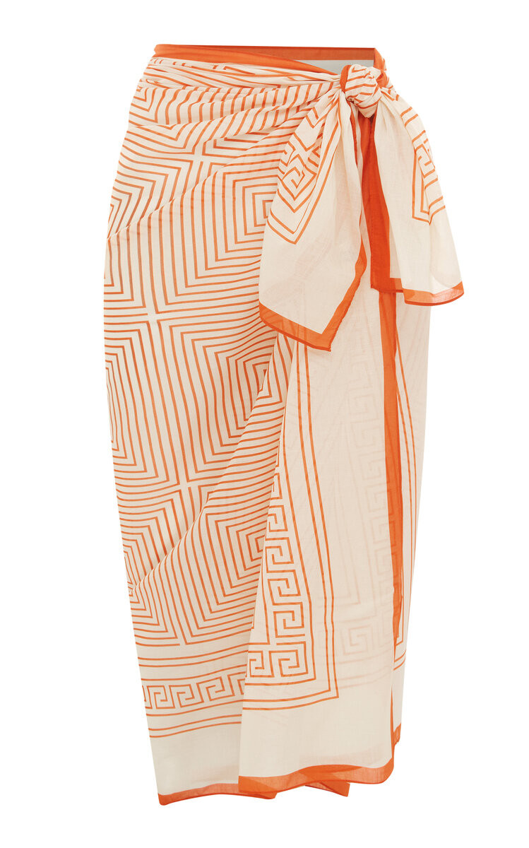 Printed Organic-Cotton Square Pareo | Moda Operandi (Global)