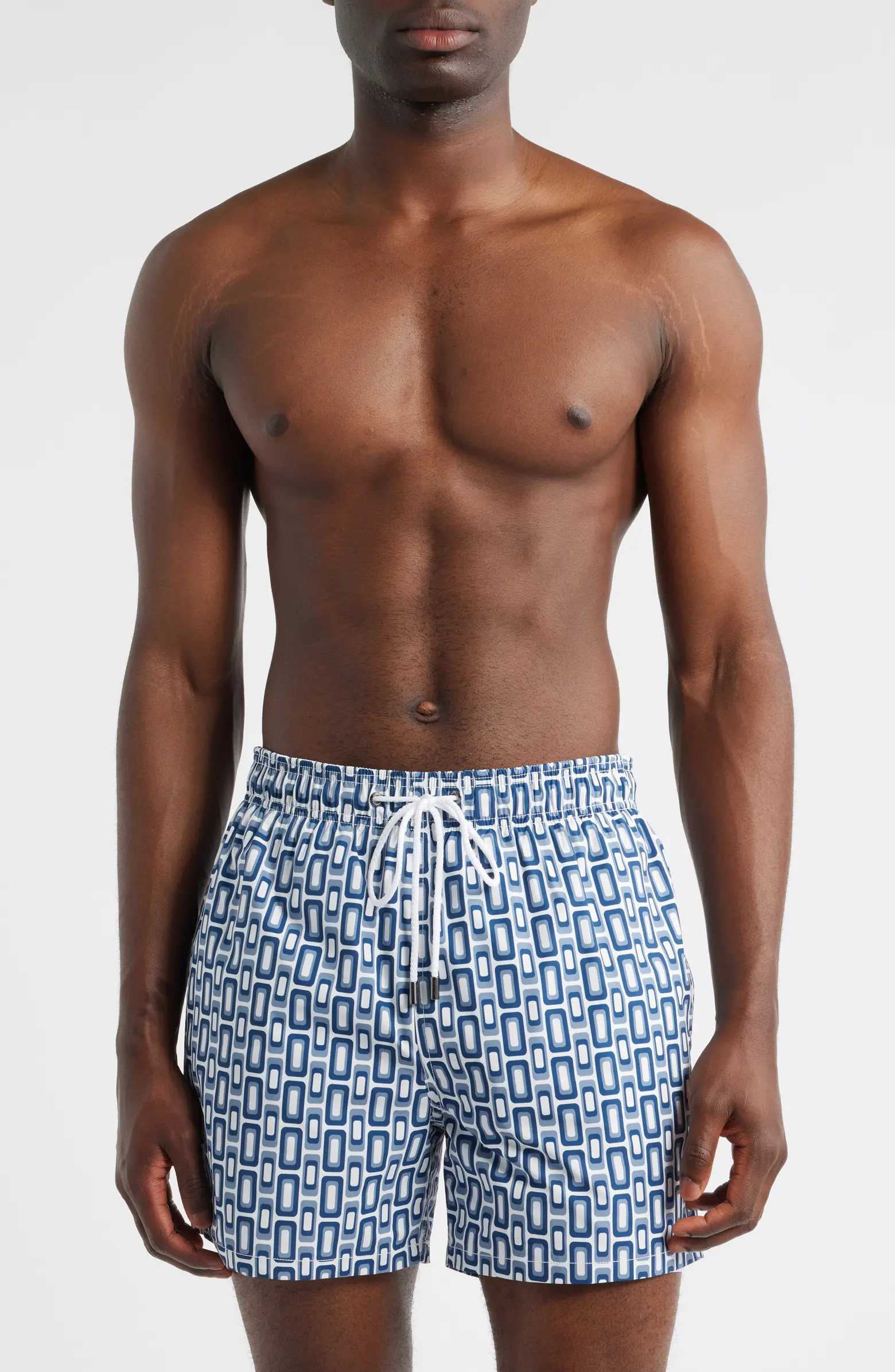 Cruz Geo Print Swim Trunks | Nordstrom