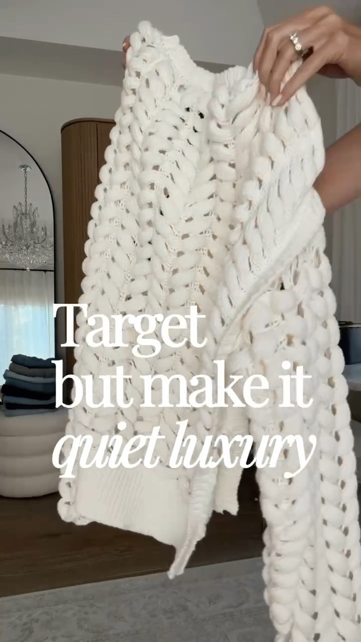Target but make it quiet luxury…. Obsessed with this look! I’m just shy of 5-7” wearing the size small sweater and XS linen pants #stylinbyaylin #aylin #targetoutfit @Target 

#LTKSeasonal #LTKgrwm #LTKootd