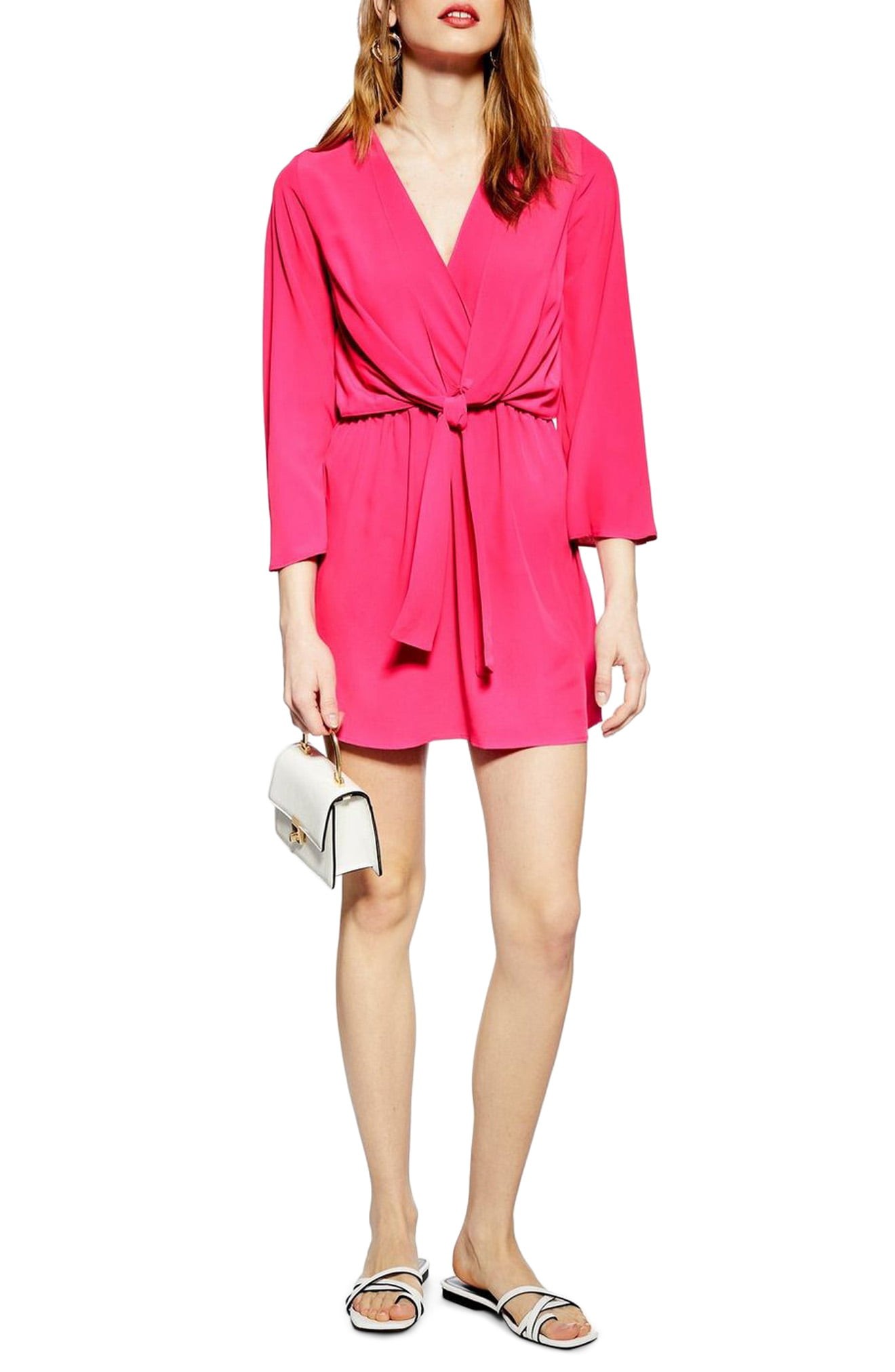 Topshop Tiffany Knot Minidress | Nordstrom