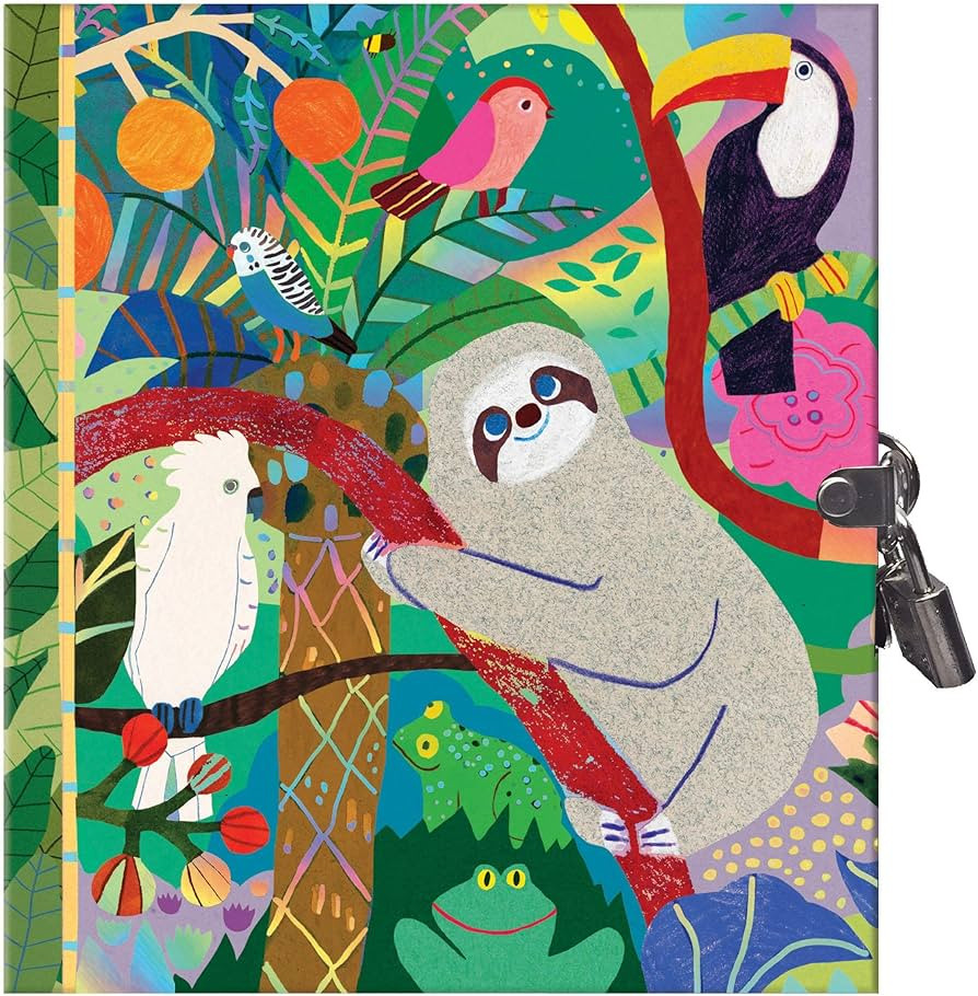 eeBoo: Secret Sloth Hardcover Journal with lock and key, Perfect Way to Practice Gratitude and Mi... | Amazon (US)