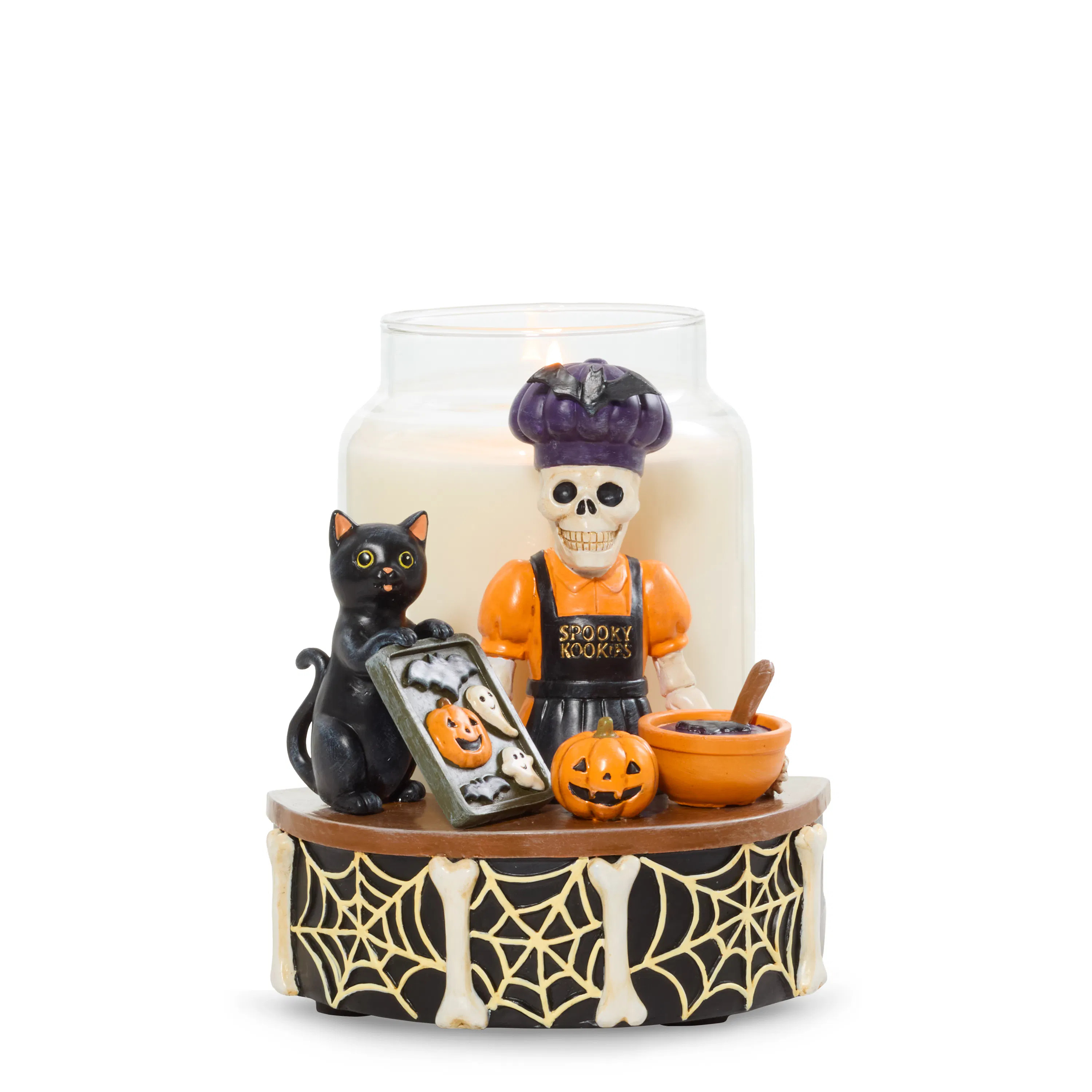 Bonebury Lane Spooky Kookies Jar Candle Holder | Yankee Candle