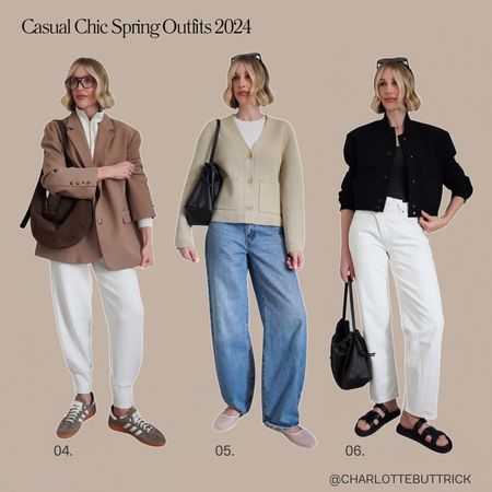 Casual chic spring outfits 2024 part 2 capsule wardrobe 

#LTKstyletip #LTKfindsunder100 #LTKshoecrush