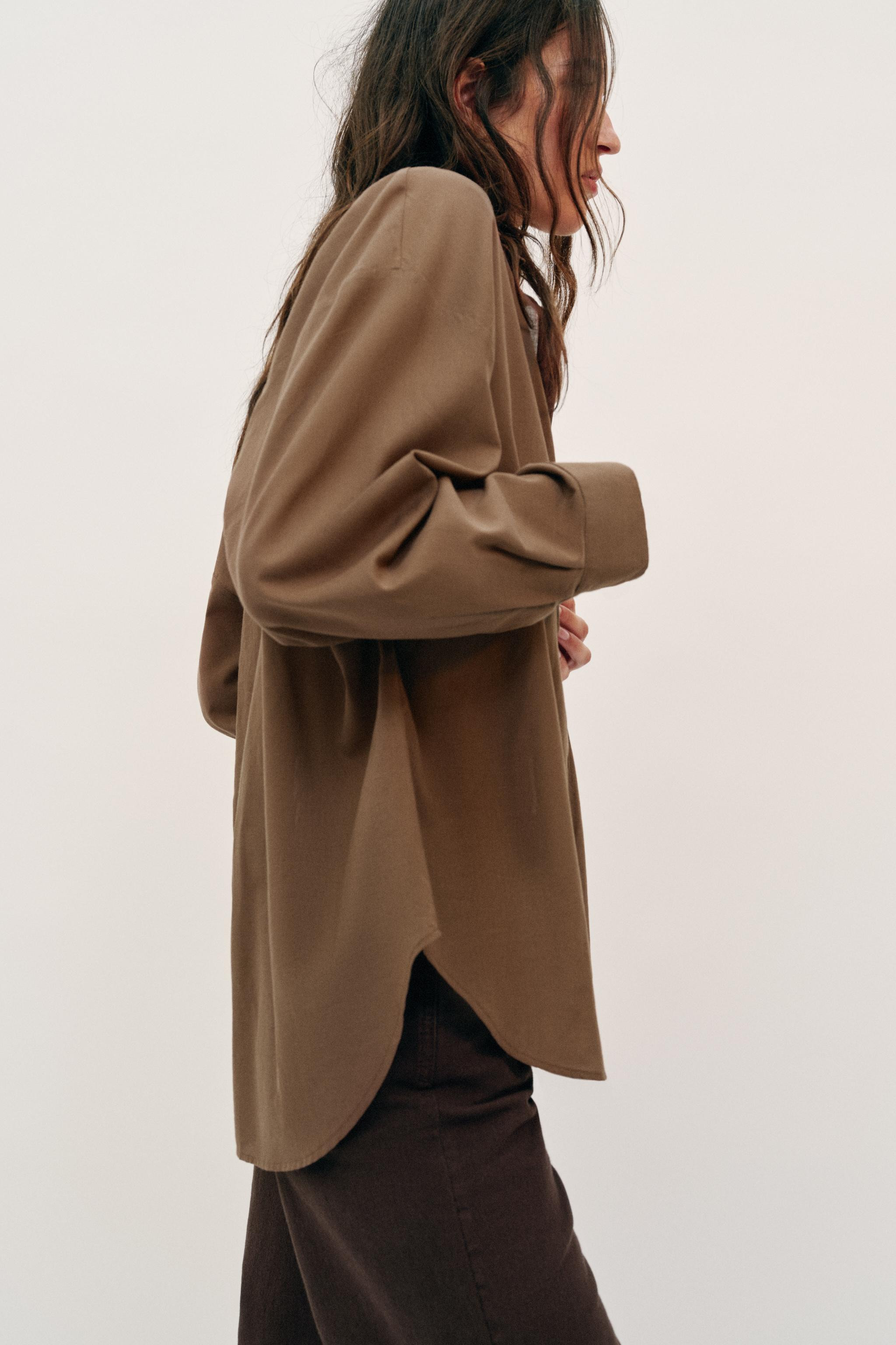 OVERSIZED COTTON SHIRT | Zara US