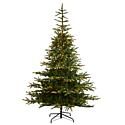 Nearly Natural 8’ Artificial Layered Spruce Christmas Tree 650 Lights | HSN