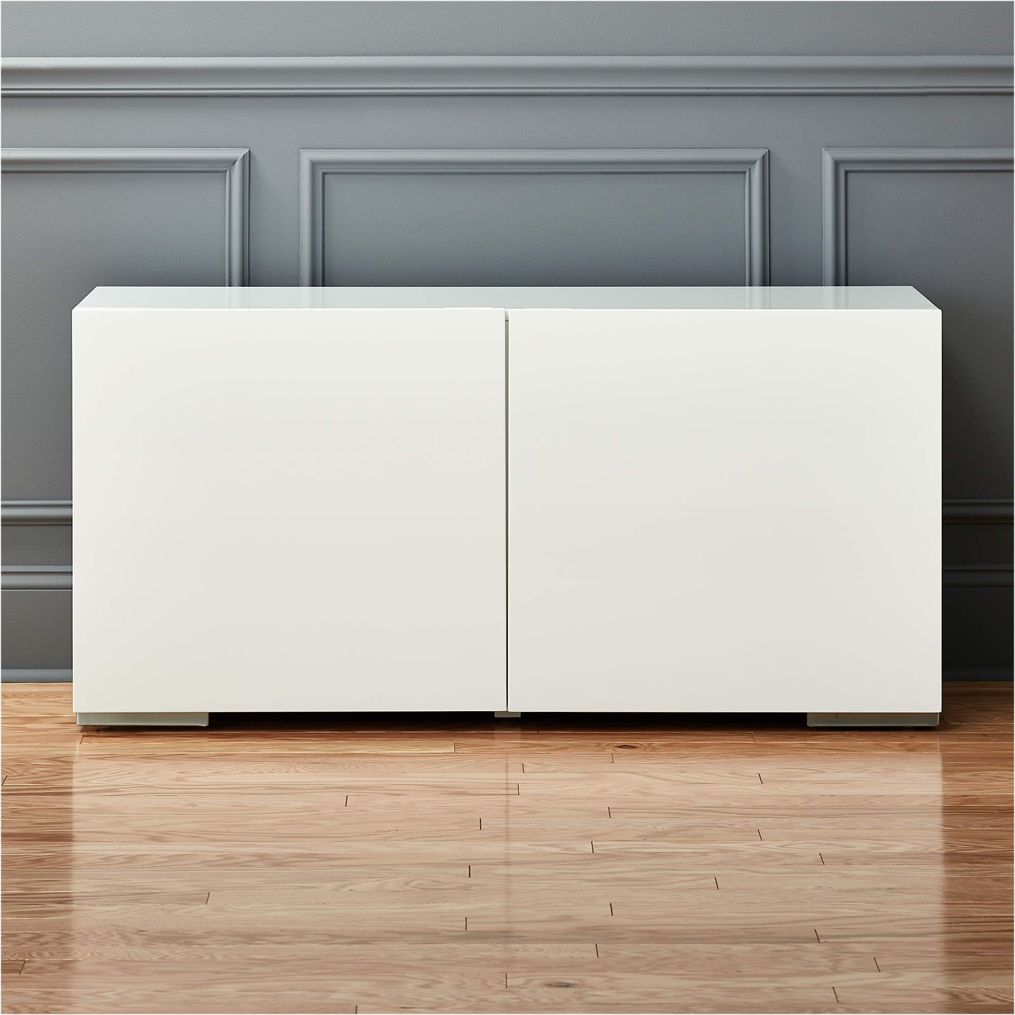 Fuel Navy Credenza + Reviews | CB2 | CB2