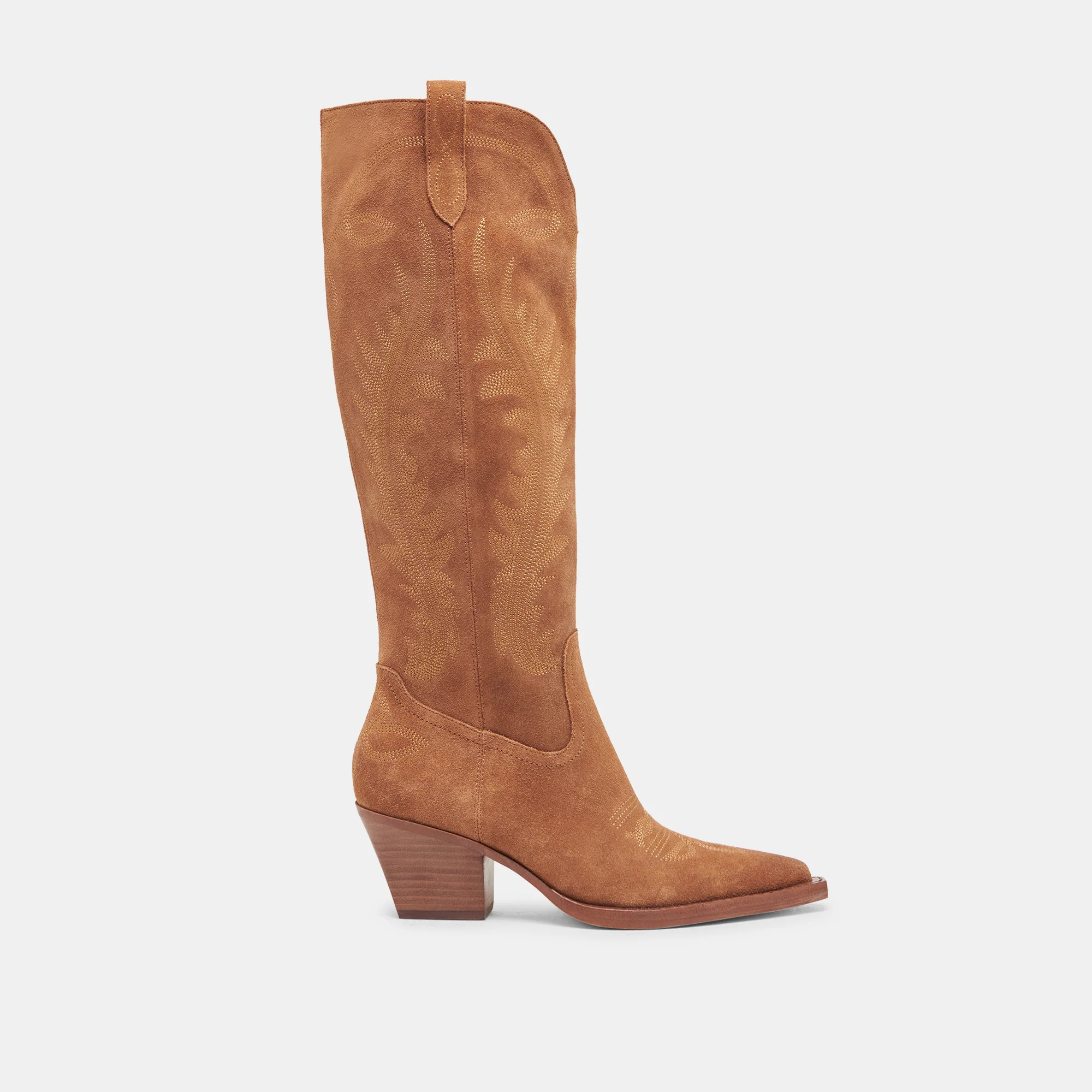 RYATT BOOTS PECAN SUEDE | DolceVita.com