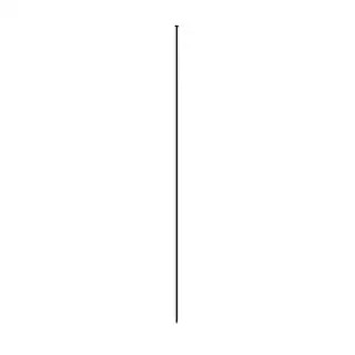 Vigoro 56 in. H Steel Multi-Purpose Black Fence Post 860428 - The Home Depot | The Home Depot