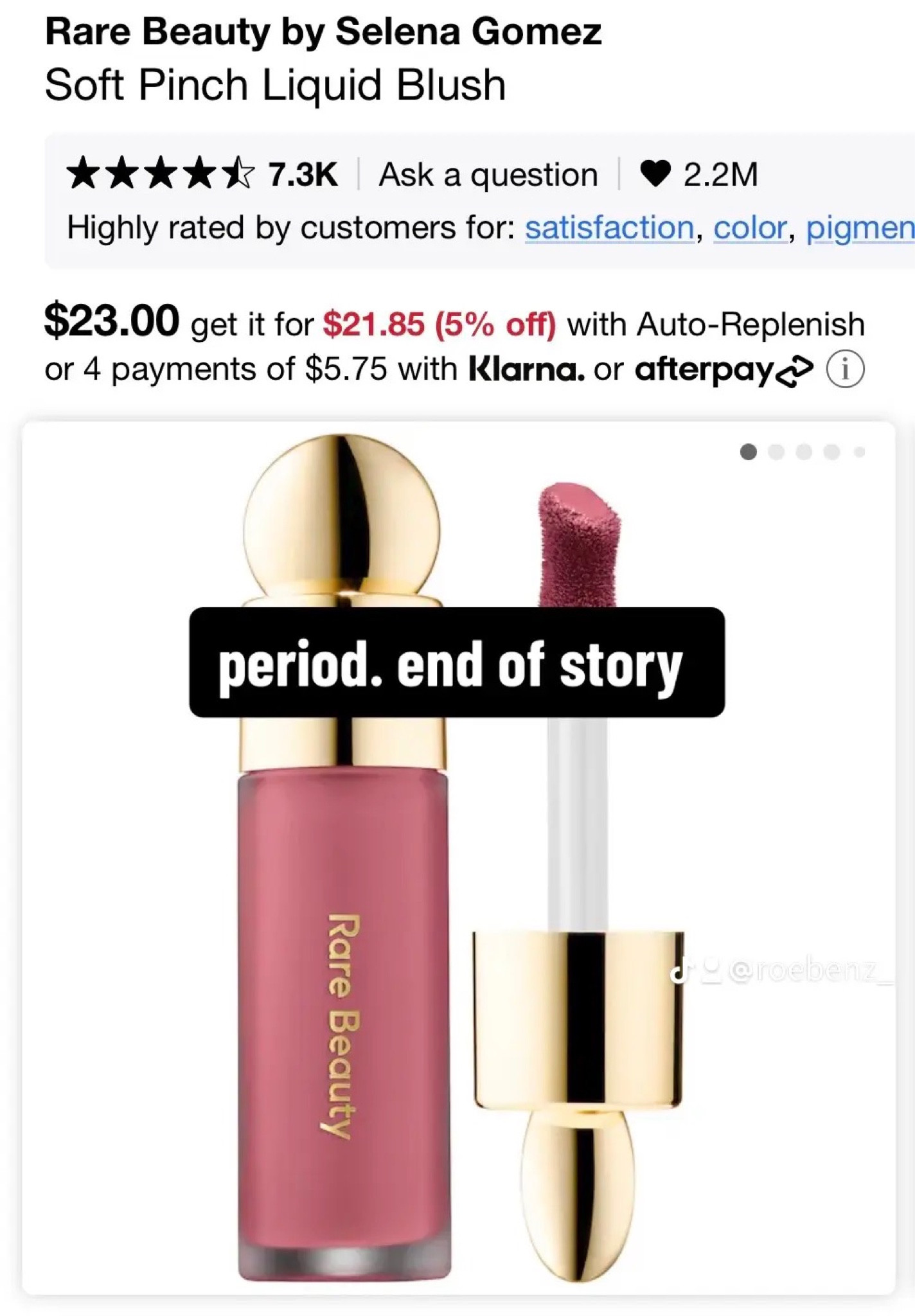 Rare beauty liquid blush! 

i love shades: encourage, happy and truth 🩷

sephora sale
makeup 
beauty 
christmas gift for her 

#LTKHolidaySale #LTKbeauty #LTKHoliday