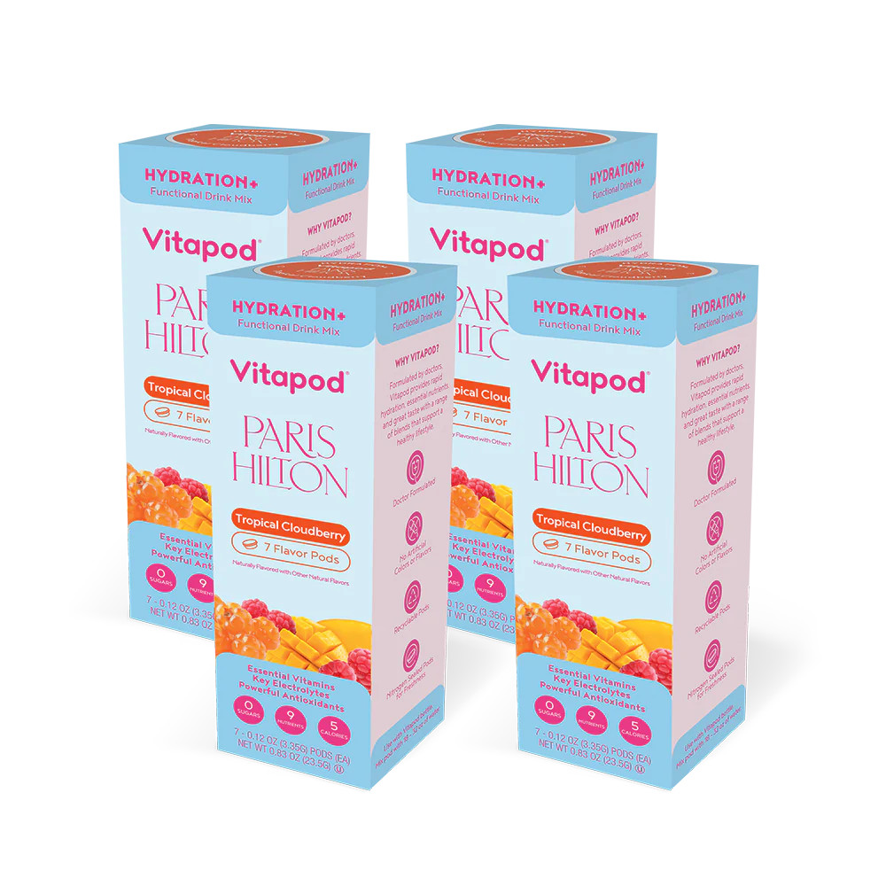 Paris Hilton x Vitapod Hydration+ Tropical Cloudberry, 28 pods | Vitapod