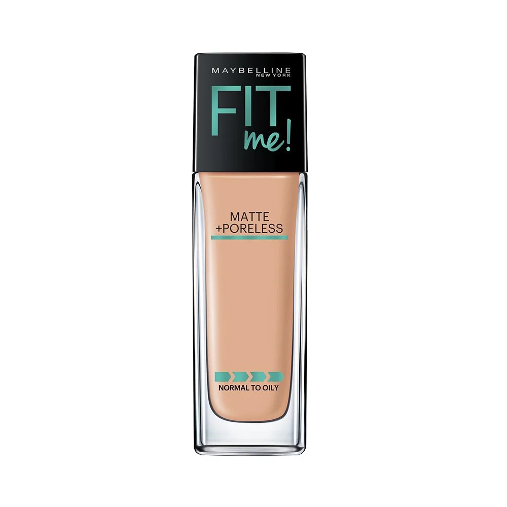 Maybelline New York Fit Me Matte+Poreless Liquid Foundation, 220 Natural Beige, 30ml | Walmart (US)