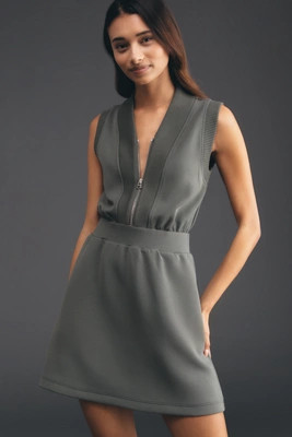 Varley Polyanne Half-Zip Mini Dress | Anthropologie (US)