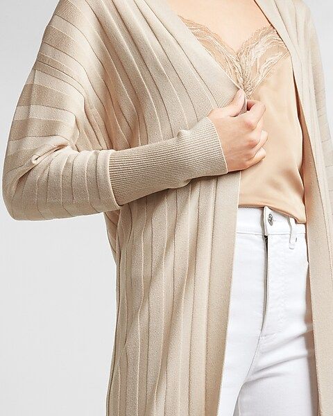 Ribbed Duster Cardigan | Express
