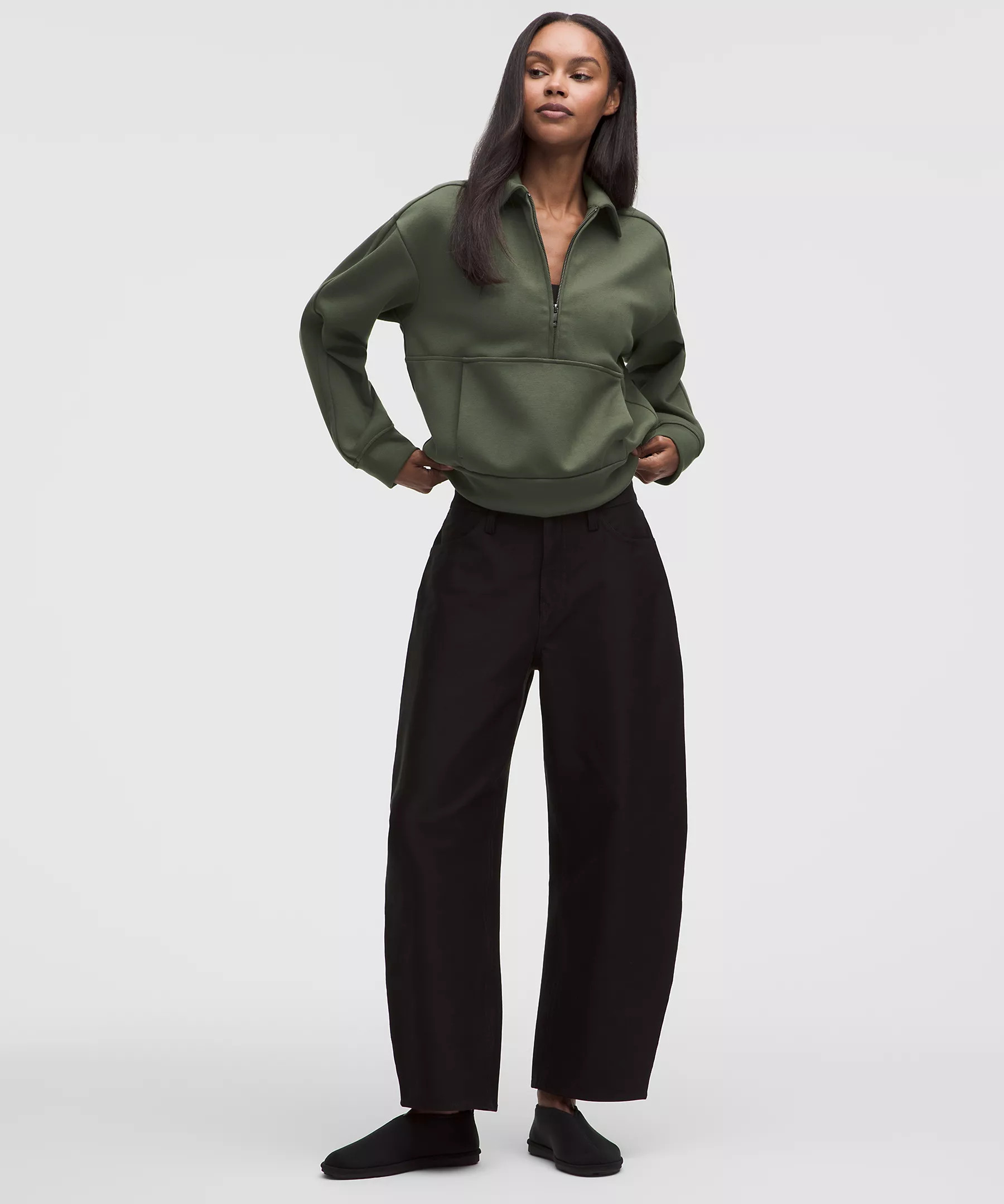Smooth Spacer Relaxed Collared Half Zip | Lululemon (US)