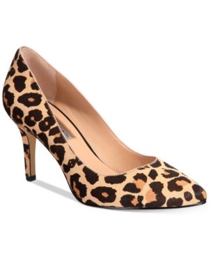 Inc International Concepts Zitah Pointed-Toe Leopard Pumps, Created for Macy's Women's Shoes | Macys (US)