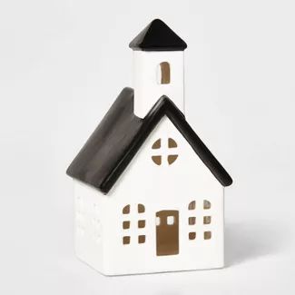 Ceramic Church Decorative Figurine White & Black - Wondershop™ | Target