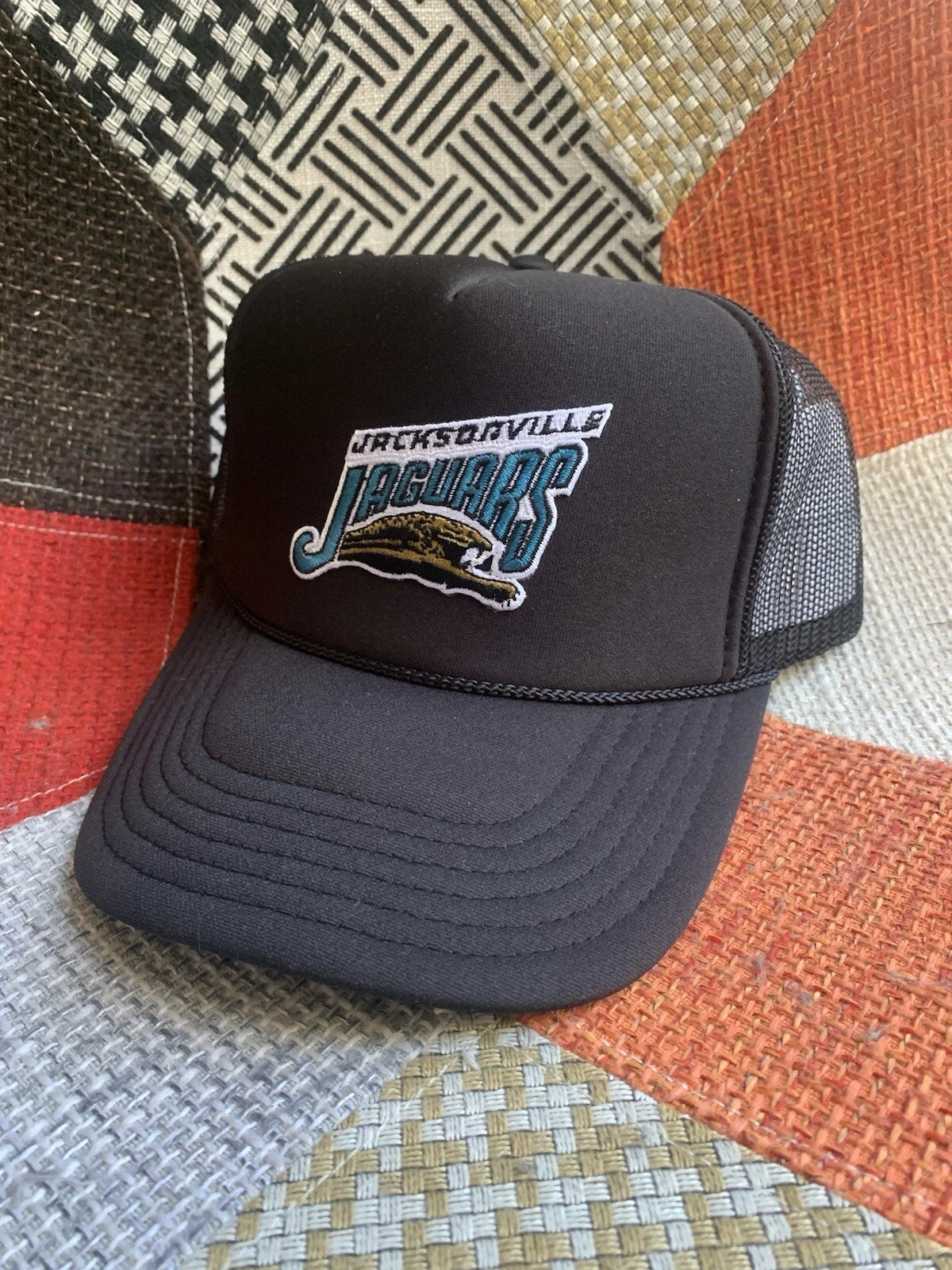 New Vintage 90s Jacksonville Jaguars Banned Logo Black Snapback Hat Trucker | eBay | eBay US