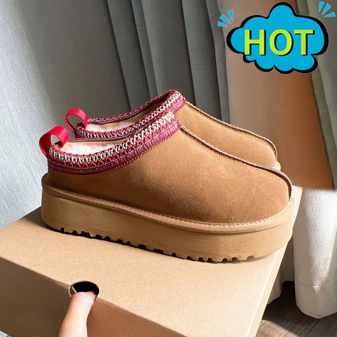 New Australia slippers Tazz Suede boots Classic ultra mini Shearling platform Slipper snow boot c... | DHGate