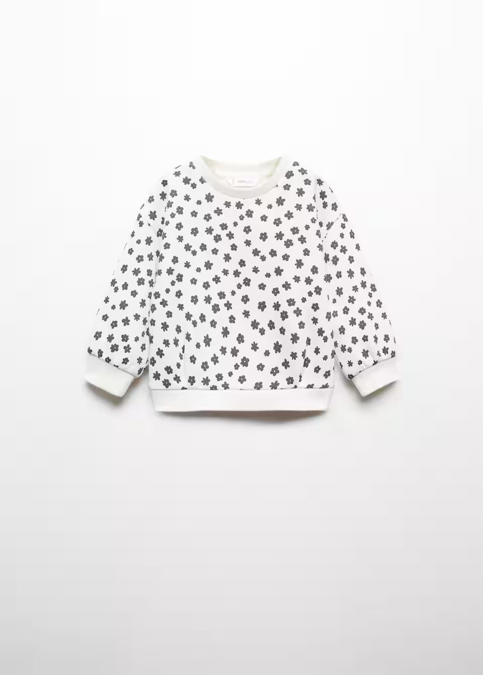Printed cotton sweatshirt -  Girls | Mango Kids USA | MANGO (US)