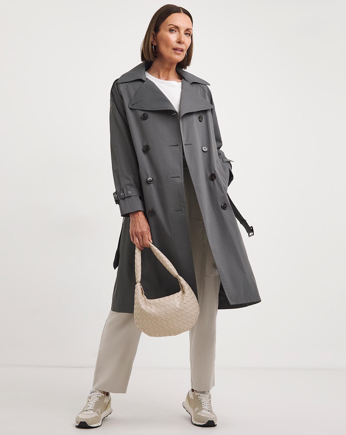 Charcoal Trench Coat | JD Williams (UK)