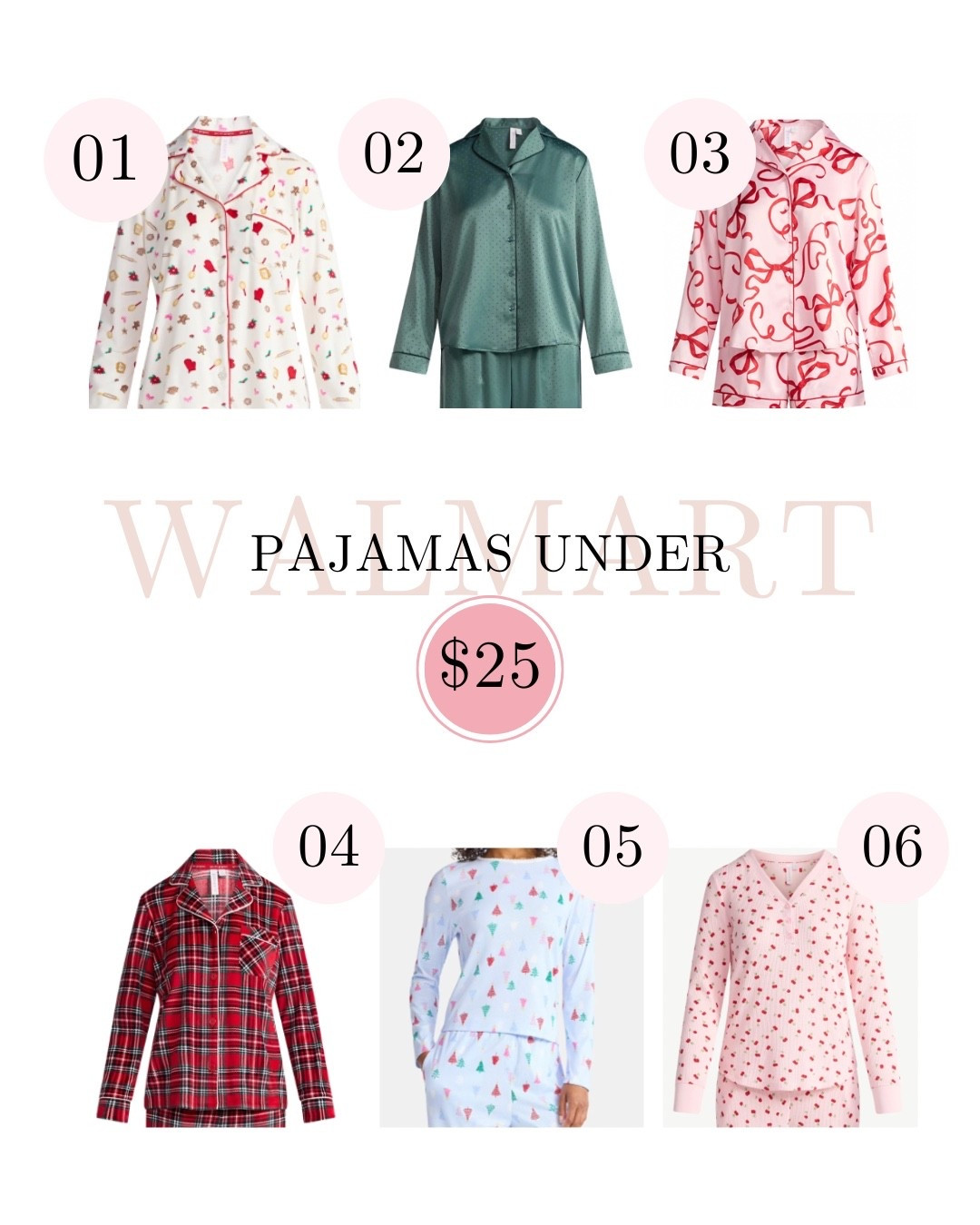 All the Christmas pajamas from Walmart under $25! 🎄🎅🏻♥️

#LTKMidsize #LTKSeasonal #LTKHoliday