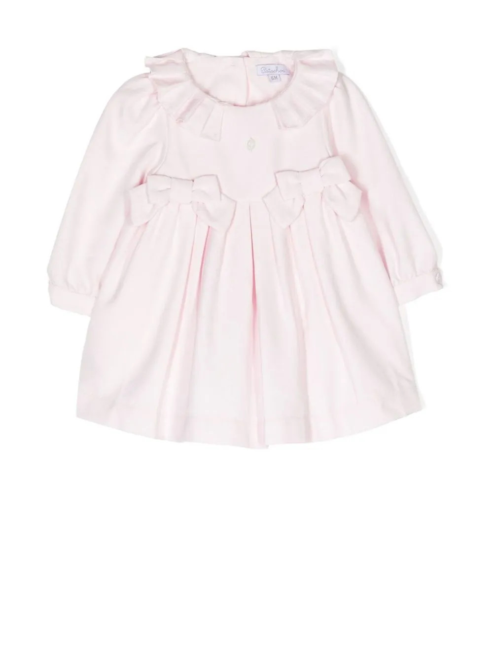 ruffle-collar long-sleeved dress | Farfetch Global
