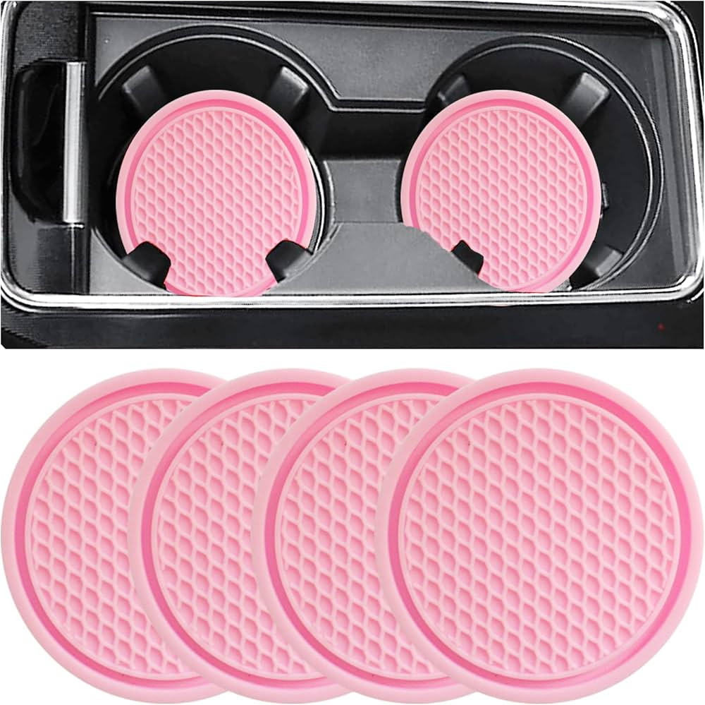 Amazon.com: ZSDY Car Cup Coaster, 4PCS Universal Auto Non-Slip Cup Holder Embedded in Ornaments S... | Amazon (US)