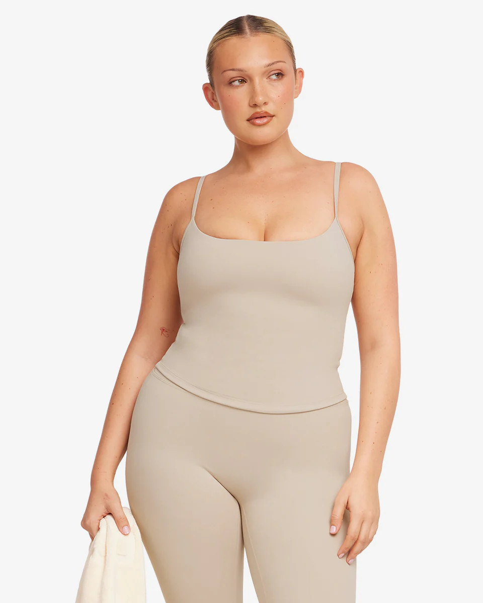 Form Cami Tank | Fawn | Crop Shop Boutique US