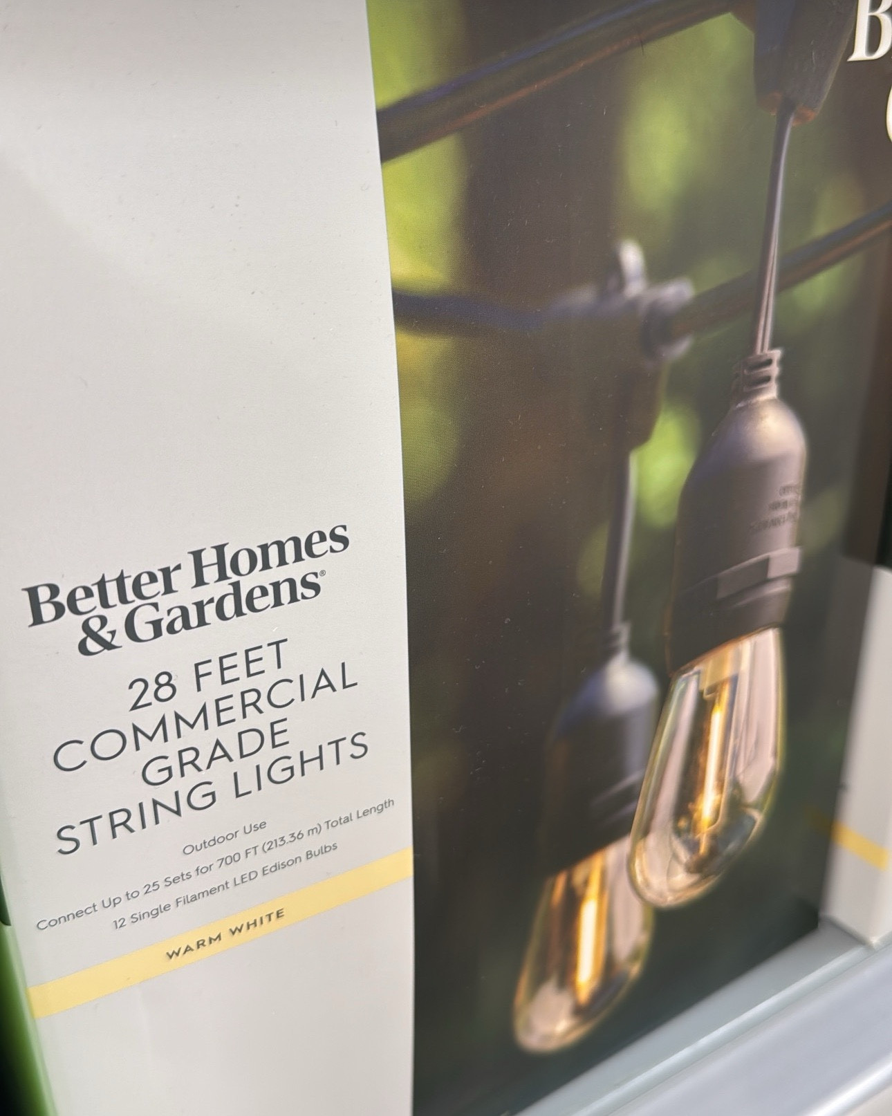 The gold  on these string lights 😍🎆🌟

Outdoor lights 

#LTKSeasonal