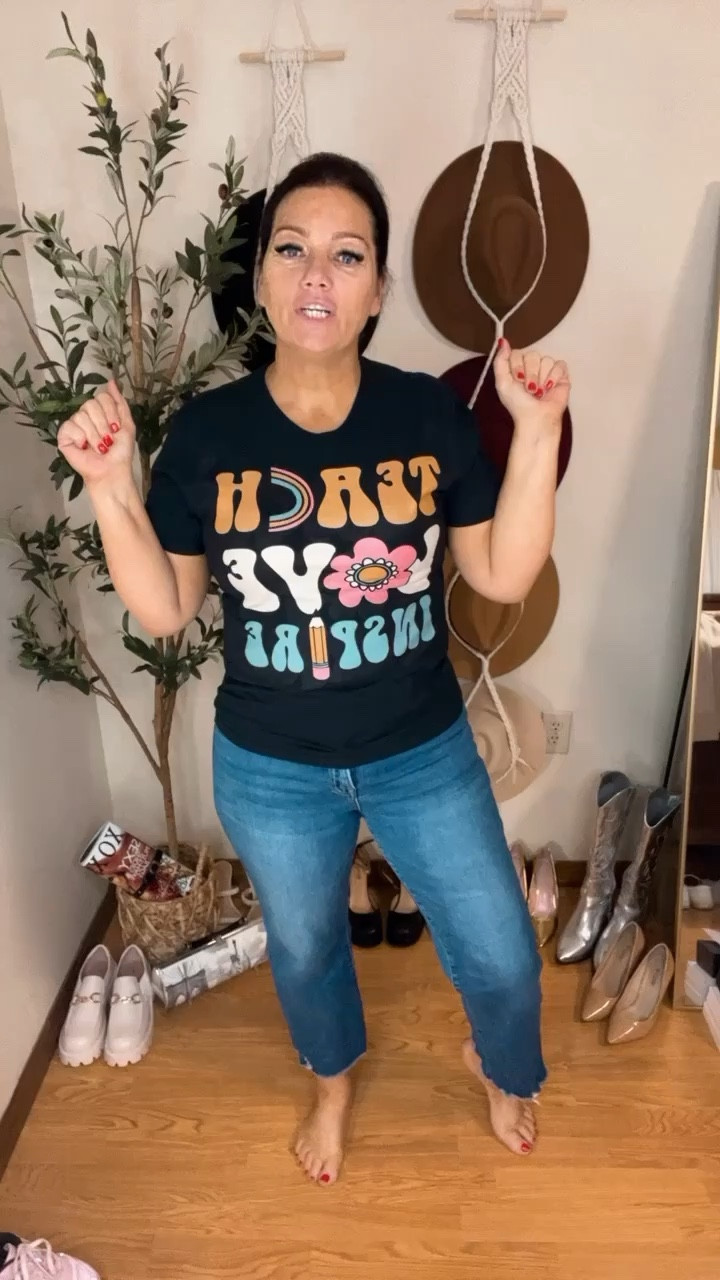 My teacher #ootd is one of my fav tees. I’m a comfy teacher, so if that’s your jam…I’m your girl! 

#LTKSeasonal #LTKstyletip #LTKSpringSale