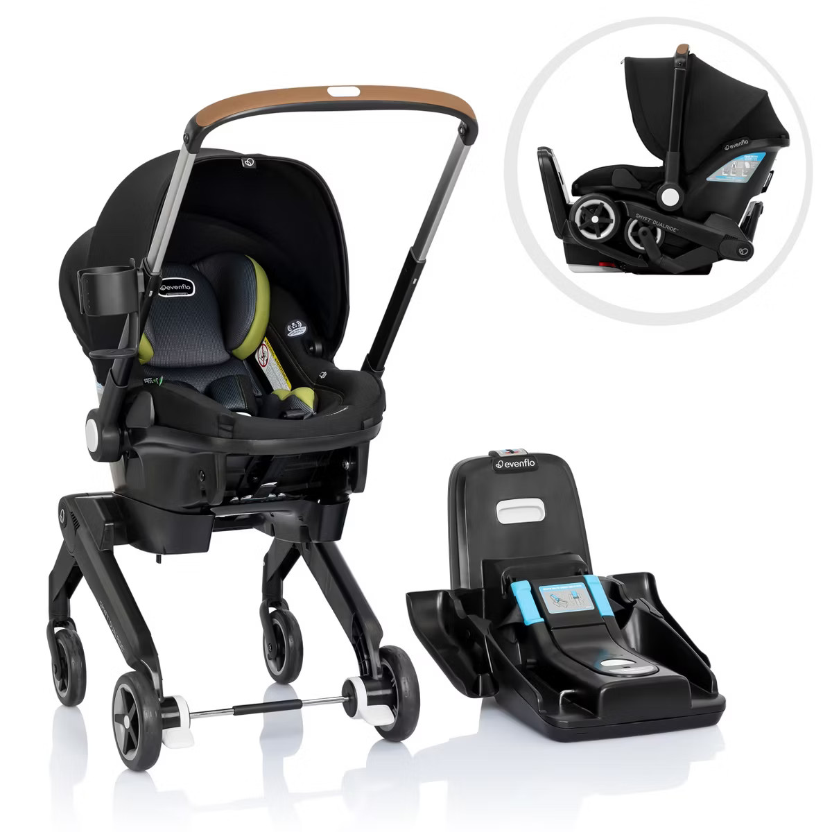 Evenflo Shyft DualRide Travel System with Carryall Storage | Target