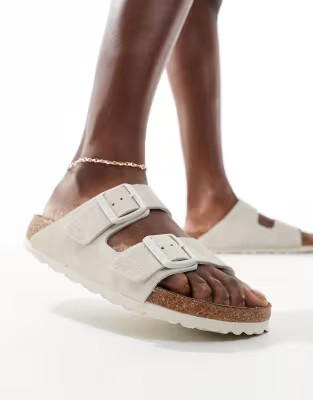 Birkenstock Arizona sandals in antique white suede | ASOS | ASOS (Global)