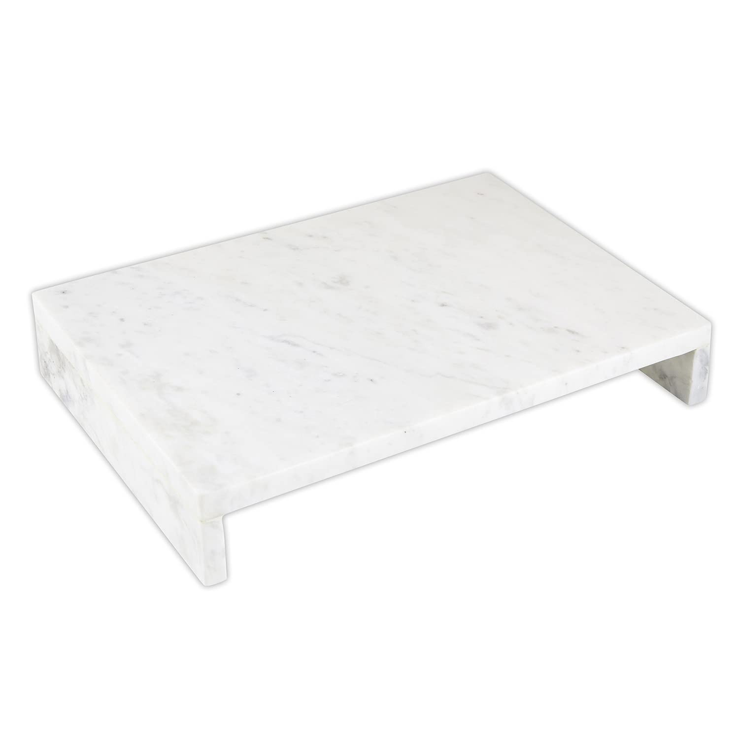 Santa Barbara Design Studio Marble Cheese Board Footed Tray Waterfall Riser Stand, 14" L x 10" W ... | Amazon (US)