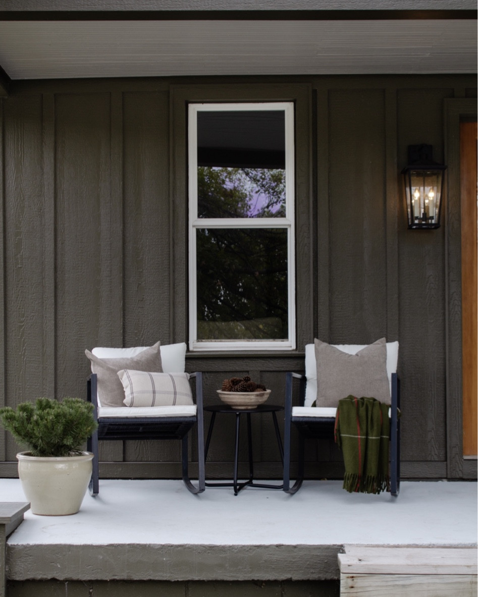 Front porch fall styling // porch rockers // fall porch decor 

#LTKhome