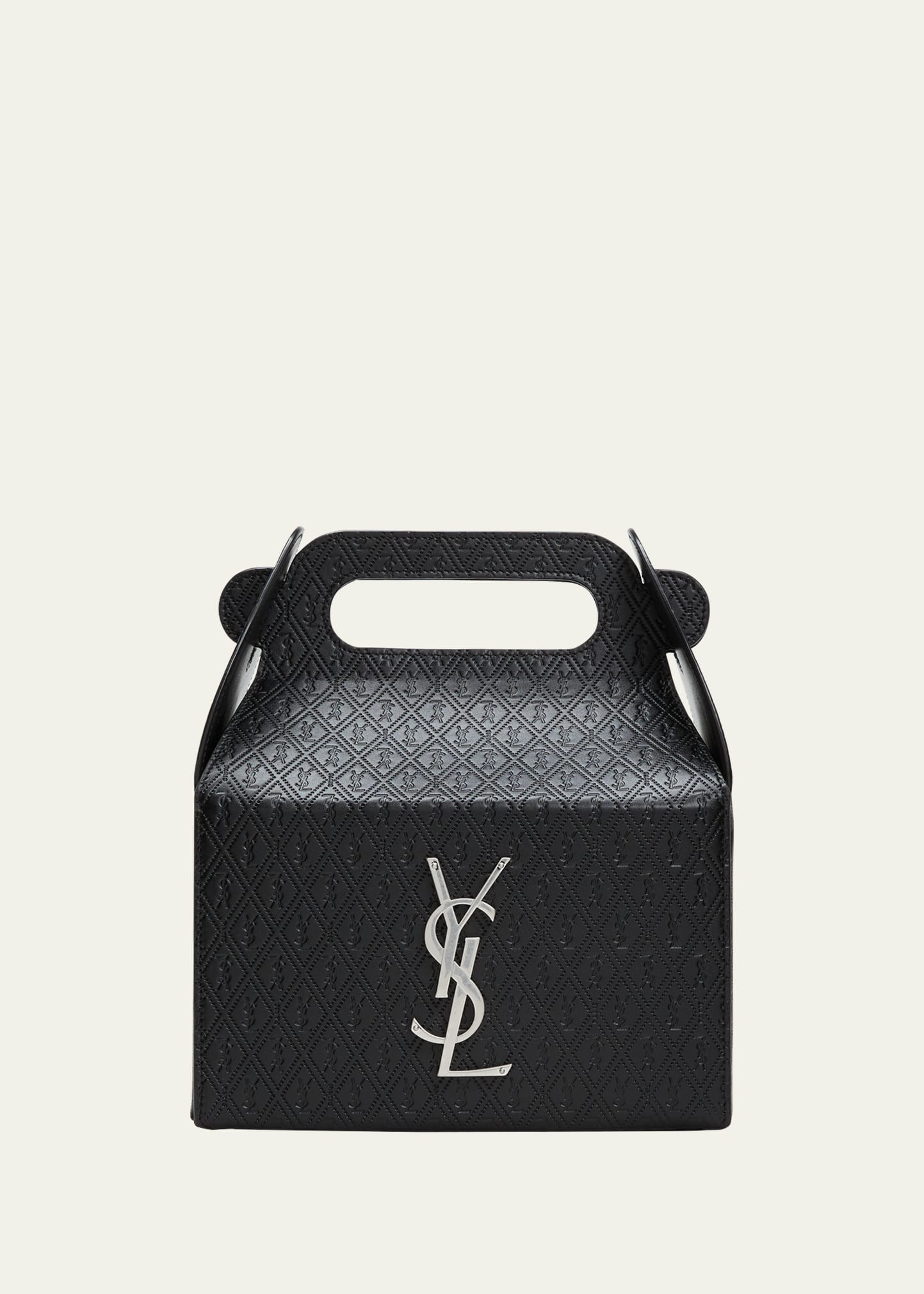 Saint Laurent Men's YSL Lunch Box Tote Bag | Bergdorf Goodman