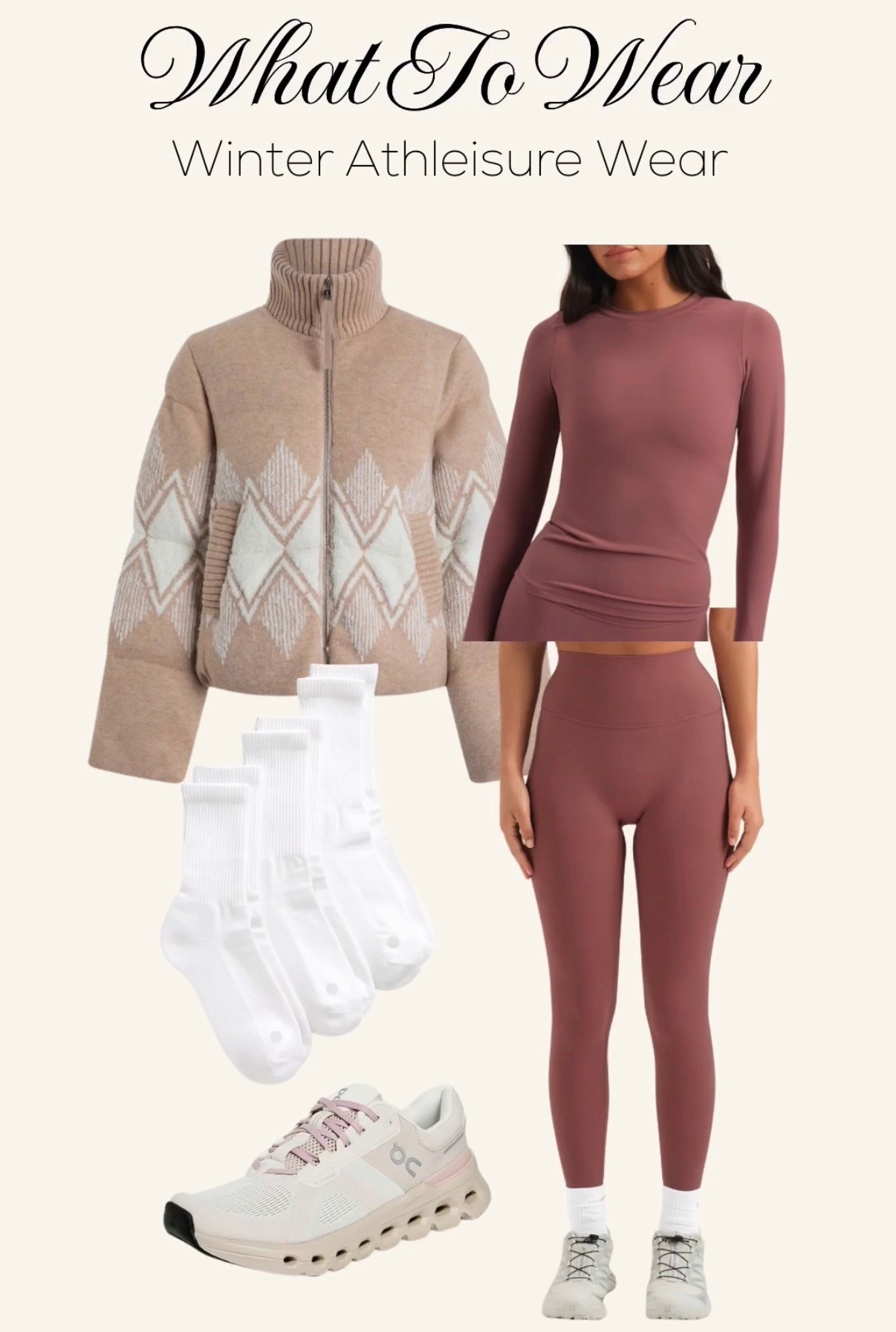 Winter activewear. Ski trip outfit. Athleisure wear  

#LTKActive #LTKootd #LTKfitnessgoals