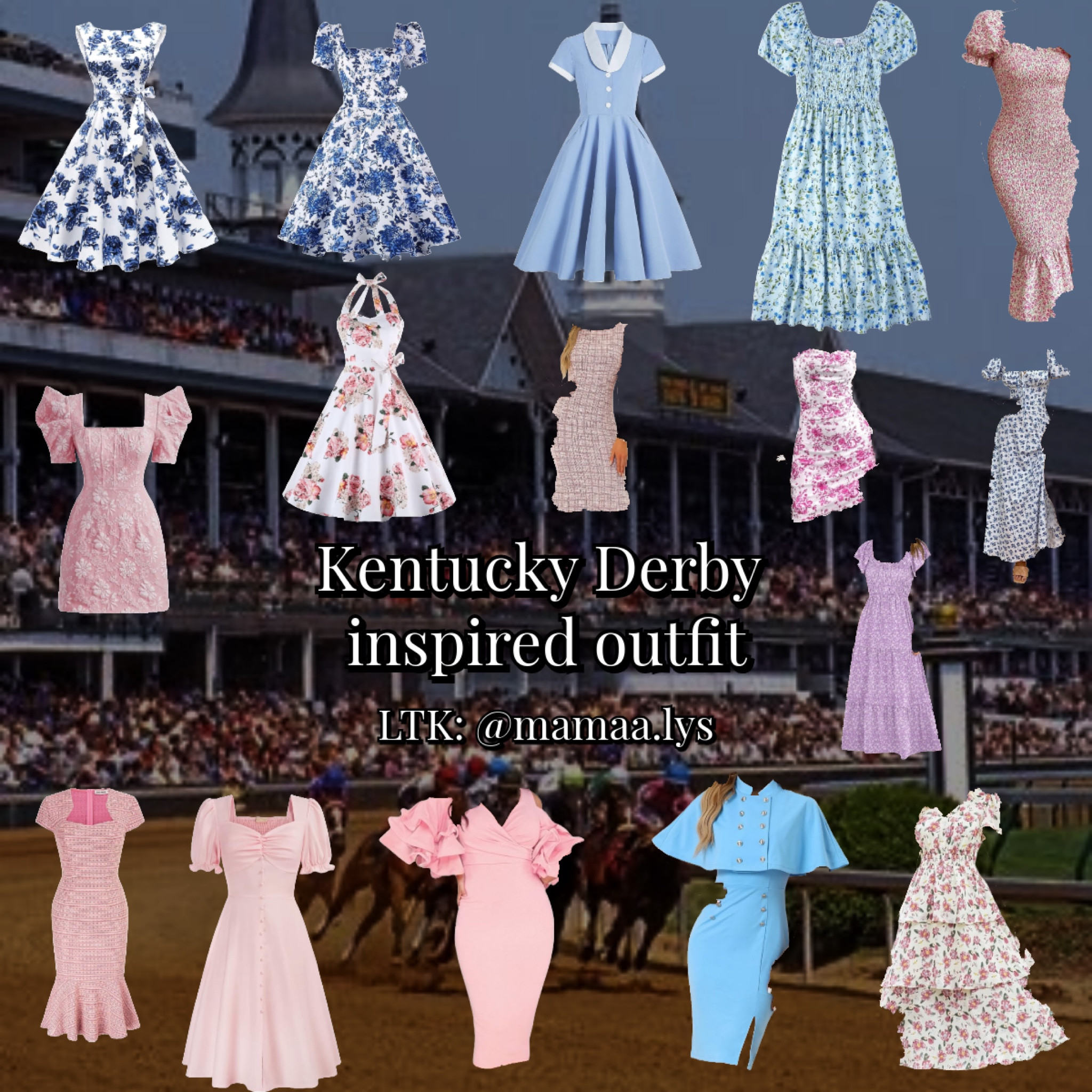 Kentucky derby inspired outfit | Kentucky derby dress | Derby day dress | Derby day outfit 🏇

#LTKGiftGuide #LTKParties #LTKFindsUnder50